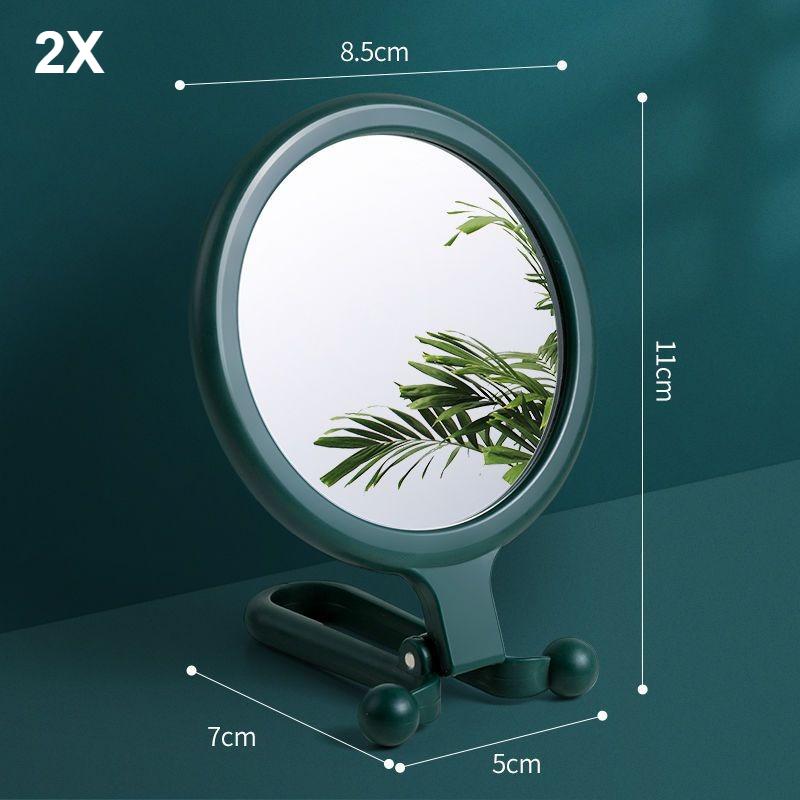 

Handheld Mirror Magnifying Travel Folding Hand Held Mirror,Double Sided Pedestal Makeup Mirror Portable Mirror 1PC