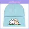 Winter Maltese Knit Hat With Printed Design For Men Women Casual Weather Cold