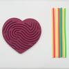 Sensory Activity Board for Kid Busy Board Motor Skills Montessori Toy Relaxing Stress Colored Silicone Rod Travel Toy Gift Boy