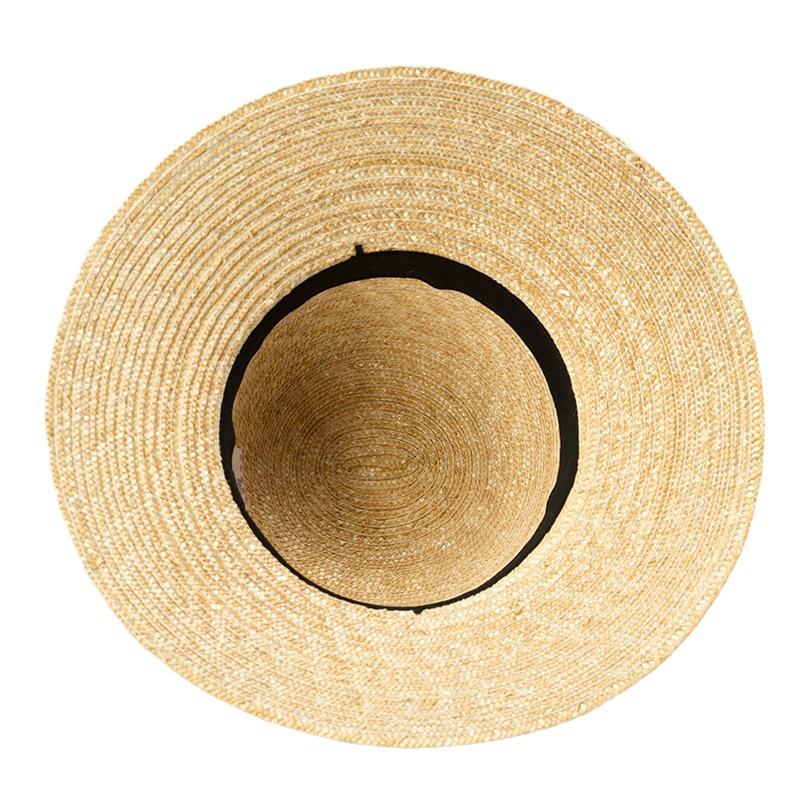 Spring and Summer New Light Board Straw Big Brim Straw Hat Women Travel Beach Sunscreen Sunshade Straw Hat Simple Versatile Basin Hat