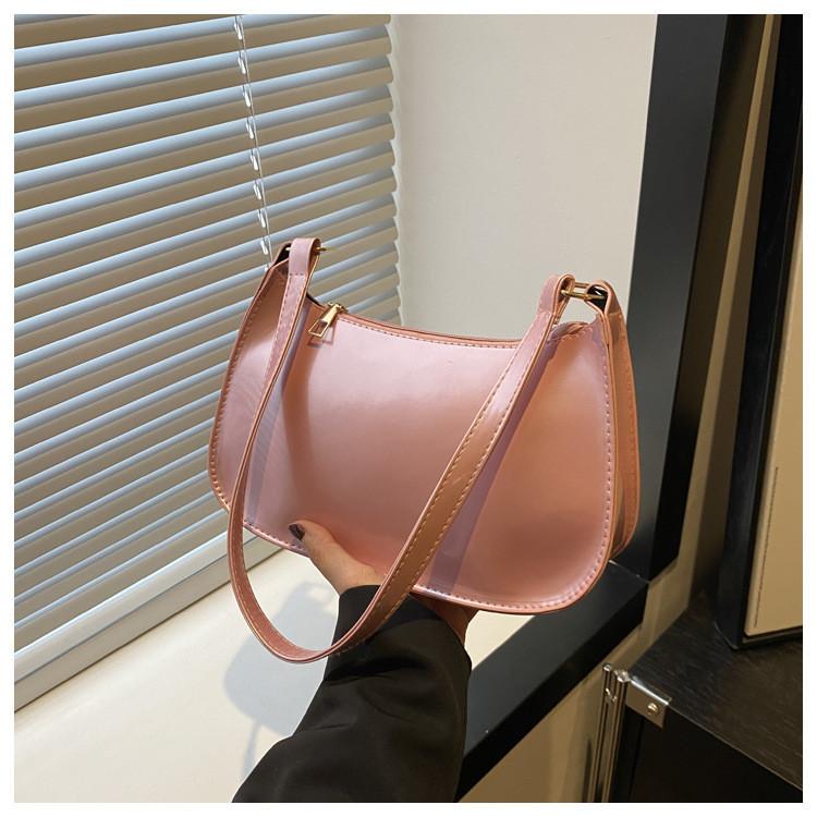 Trendy Korean Pure Color Small Shoulder Bag For Women Perfect For Daily Outings