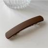 Women Korean Style Temperament Hair Clip Girls Simple Hairpin Korean Colorful Matte Barrette Hair Styling Ponytail Accessories