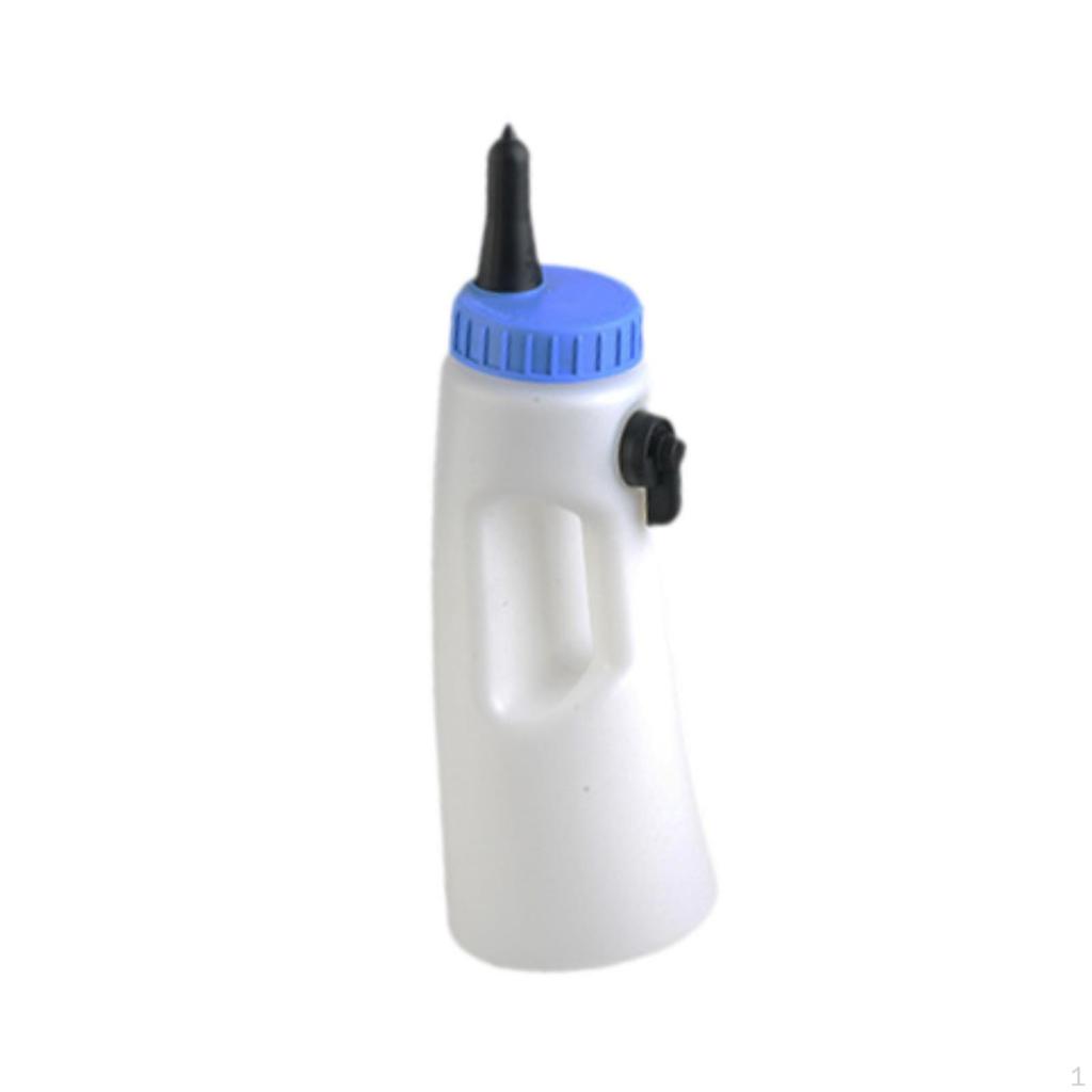 2L Calf Milk Bottle with Adjustable Nipple for Livestock Feeding
