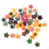 50 Stück gemischte Blumenharz-Flachrücken-Verzierung für DIY-Haarschmuck-Bastelarbeiten