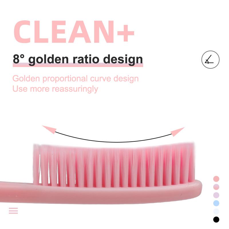 1 Pcs Soft Long Head Adult Big Toothbrush Single Independent Package Exquisite Appearance Teeth Super Oral Cleaning Brush