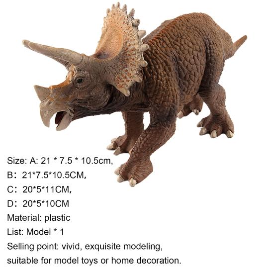 Simulation Plastic Cement Stegosaurus Carnotaurus Dinosaur Model Toy Children Gift for Decoration