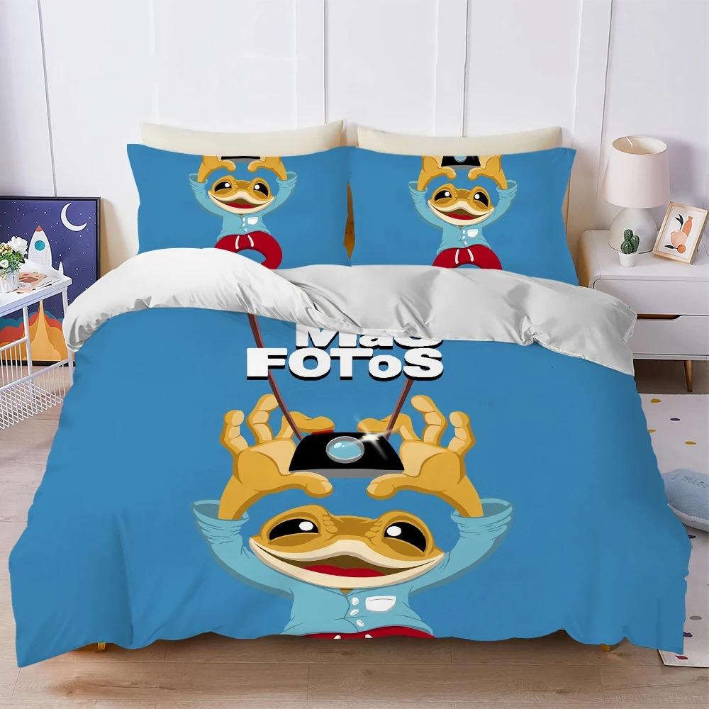 3D Print Bad b-Bunny DTMF Bedding Set Soft Comforter Cover With 1/2pcs Pillow Shams For Kids Adults Duvet Cover Microfiber