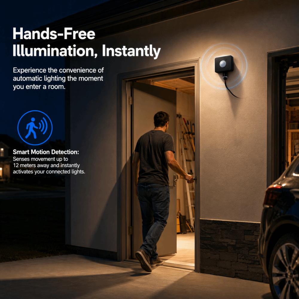 Energy Saving Motion Sensor Switch Adjustable Motion Detector Switch Infrared Light Switch  Outdoor