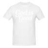 1 Piece Trendy Christian Saying Minimal Novelty 100 Cotton Tshirt God Is Good Tees Tops For Unisex