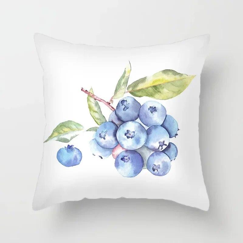 45X45CM Beautiful Flower Peach Skin Pillowcase Living Room Sofa Office Seat Lumbar Cushion Car  Cover Home Decoration