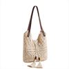 REWELL Sommer Quaste Baumwollstrick Schultertasche