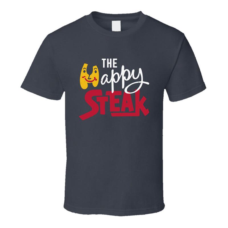 Happy Steak Restaurant T Shirt S разноцветный