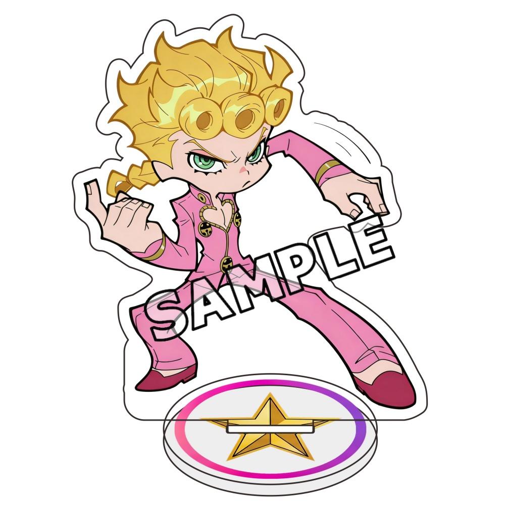 Anime JoJo's Bizarre Adventure Giorno Bruno Dio Acrylic Stand 10cm Figure key Cosplay Props Desktop Decor Birthday Gift