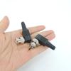 Bnc Male plug Connector right angle 90 degree adapter For Rg59 solderless Cable CCTV video balun no solder M20