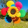 Multistyles Rotating Sunflower PVC Garden Yard Wind Spinner  Outdoor Party Picnic Decor