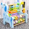 Wooden Children Beaded Around Beads Toys Early Education Building Block Calculation Rack 1 Year Old 3 Girls Educational Enlightenment Education
