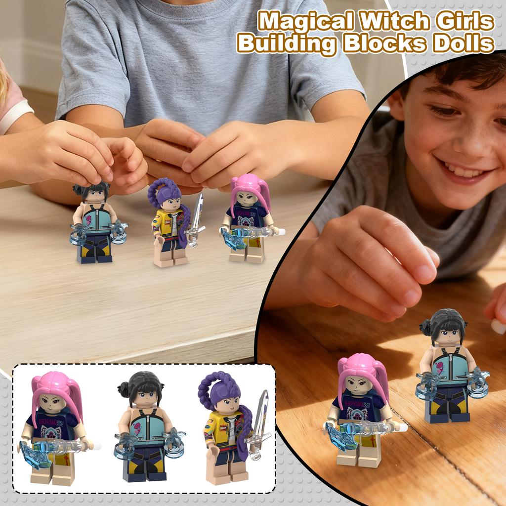 Building Block Figurines: They Are Not Miniature Scenes On The Tabletop, But Also The Adventurous Protagonists During.