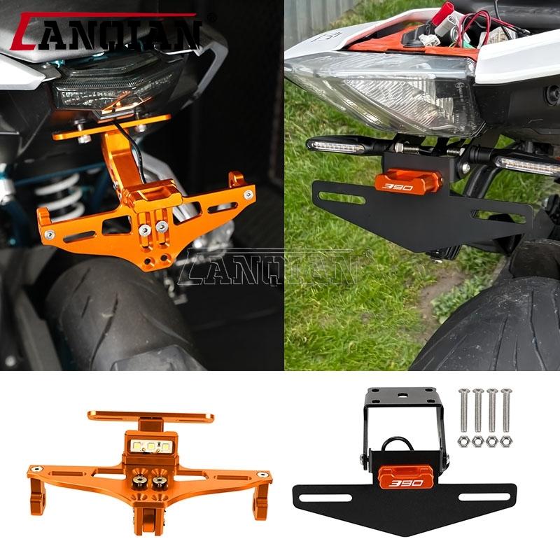 For Duke 125 200 DUKE250 390 DUKE390 2011-2023 2024 Rear License Plate Holder Bracket with LED Fender Eliminator Kit Accessories