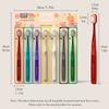 7PCS Multi-Color Soft Bristle Toothbrush Detachable Couple Manual Toothbrush For Home Use Tooth Care