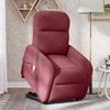 Vidaxl Lift-Up Massage Chair, Electric, Reclining, Red