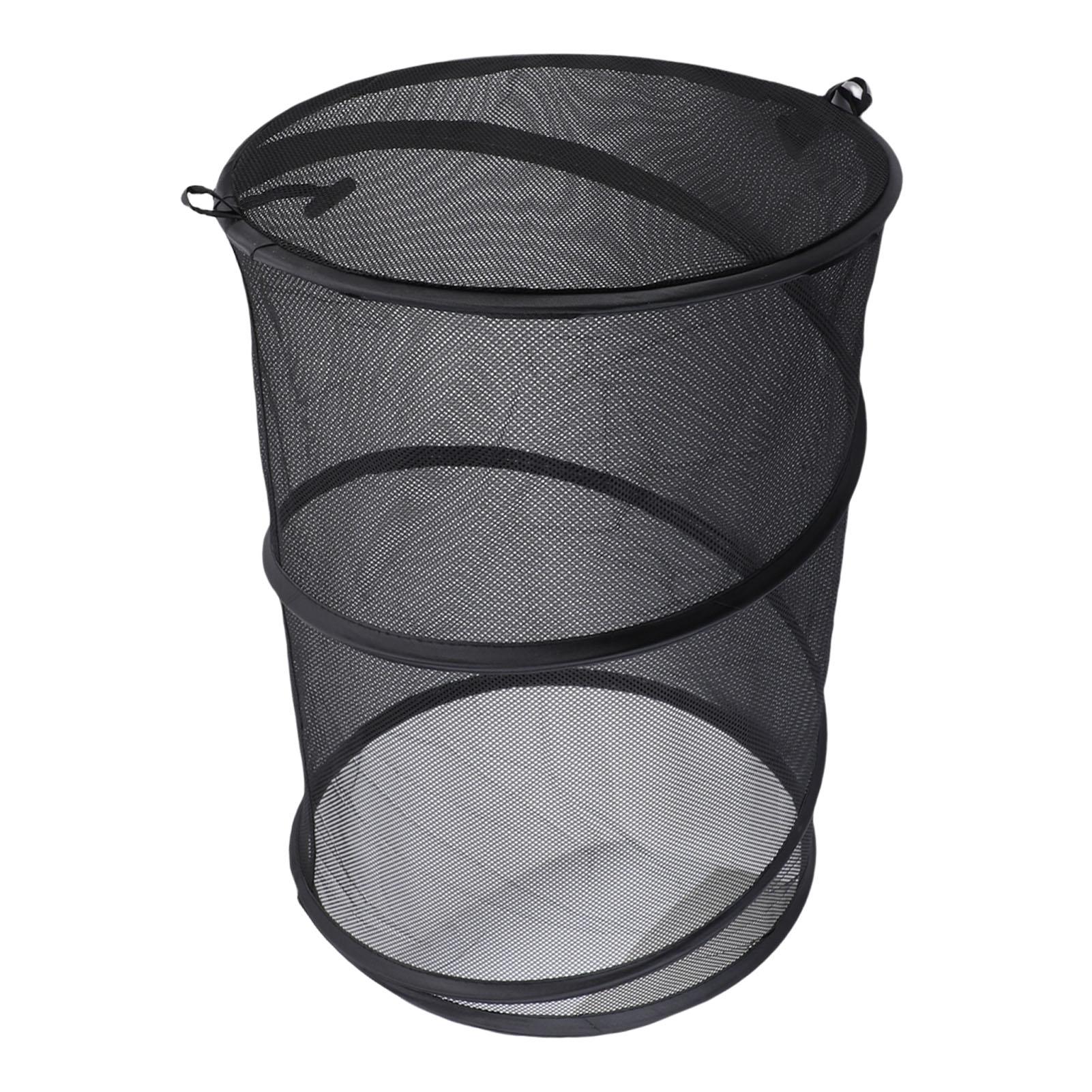 

4 шт. Всплывающие укрытия для растений с 16 колышками для грунта Складная сетчатая клетка-защита для растений для сада, двора, сада чёрный