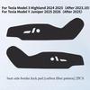 Seat Side Kick Pad for Tesla Model 3 Y Highland Juniper 2025 Seat Both Sides Anti Kick Pads Leather Protective Pad Accessories