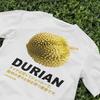 Cute Durian T-Shirt, Cottagecore Aesthetic Tee, Harajuku Style Top, Kawaii Shirt, Indie Soft Girl Fashion, Retro Pop Tee, Y2K Vintage Shirt