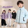 Warm Down Jackets for Boys and Girls: Lightweight Stand-Collar Down Jackets for Kids for Fall and Winter