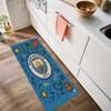 Manchester City Kitchen Floor Mat Long Strip Mat Antislip Machine Washable Suitable For Bathrooms Laundries Home Decoration Carpets