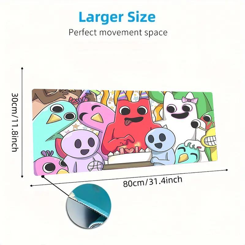 Garten of Banban Print Cushion Non-slip Laptop Tablet Big Mousepad XXL Mat Mini PC Playmat With Lock Edge