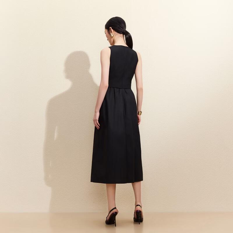 VEROMODA 2026 Summer V-Neck Sleeveless A-Line Long Dress