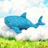 20-80CM New Cartoon Blue Shark Stuffed Plush Toys Big Fish Whale Soft Animal Pillow Dolls