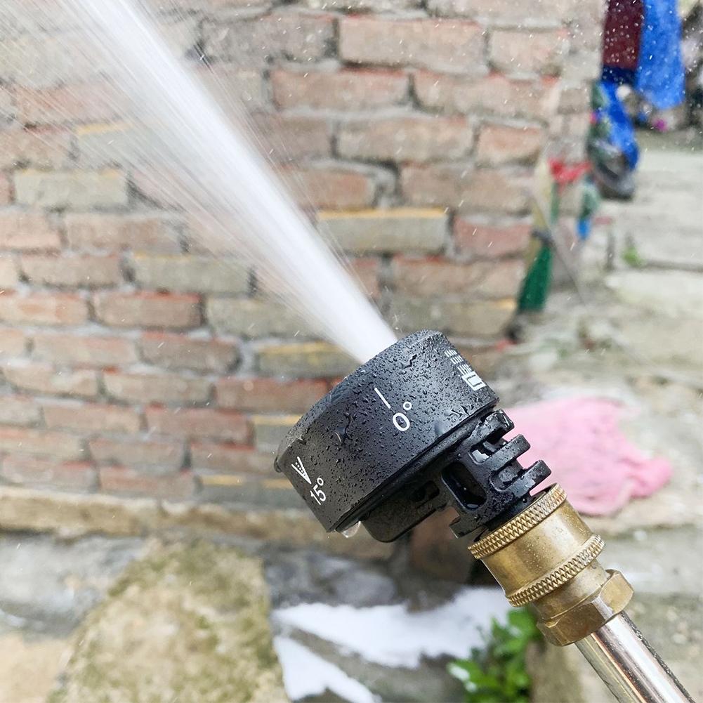6 In 1 Multi-functional Garden Sprinklers Nozzle Adjustable Cleaning Nozzles 1/4" High Pressure Cordless Cleaning Machine Nozzle