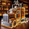 Klassisches Auto Glas Weinflasche Halber LKW Whiskeyflasche