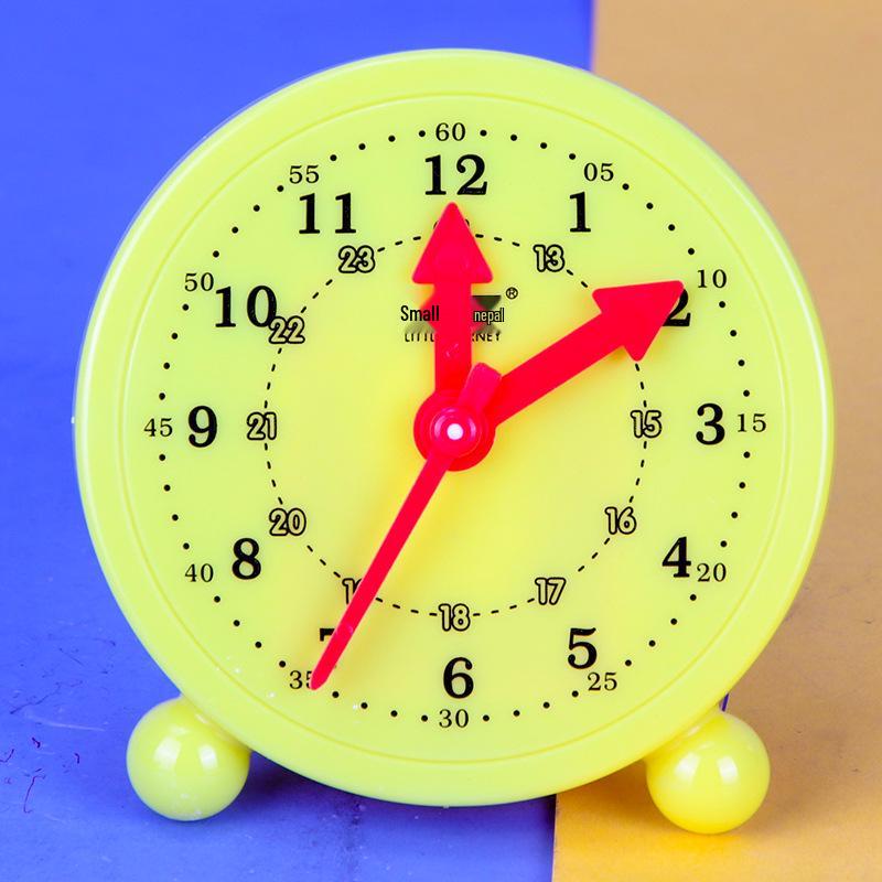 Teaching Clock for Grades 1-3: Linked Hands for Learning to Read Time 2226 (Yellow)