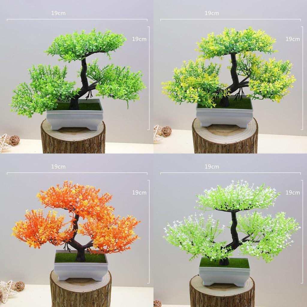 Fake Greenery Plant With Potted Design For Home And Office Decoration