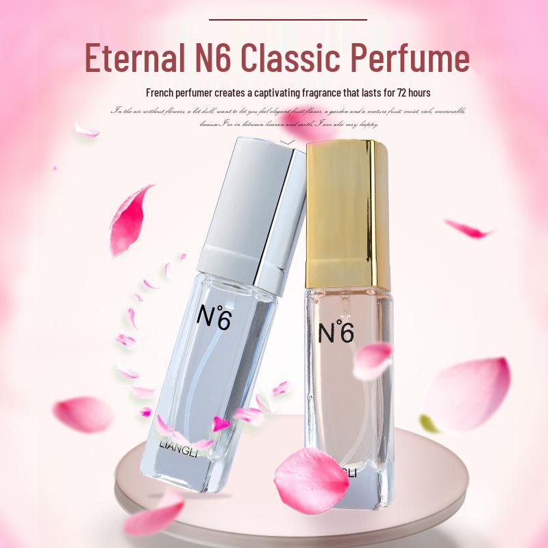 Trendsetter Fragrance: No.6 Unisex Perfume - Fresh Floral, Long-Lasting Scent, Ideal for Students.