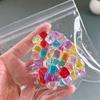 Rainbow Ice Cube Bead Squishy Toys Super Soft Stress Relief Slow Rising Sensory Fidget Toy Funny Decompression Squeeze Toys Gift
