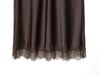 European American Winter 2025 Lace Satin Midi Skirt
