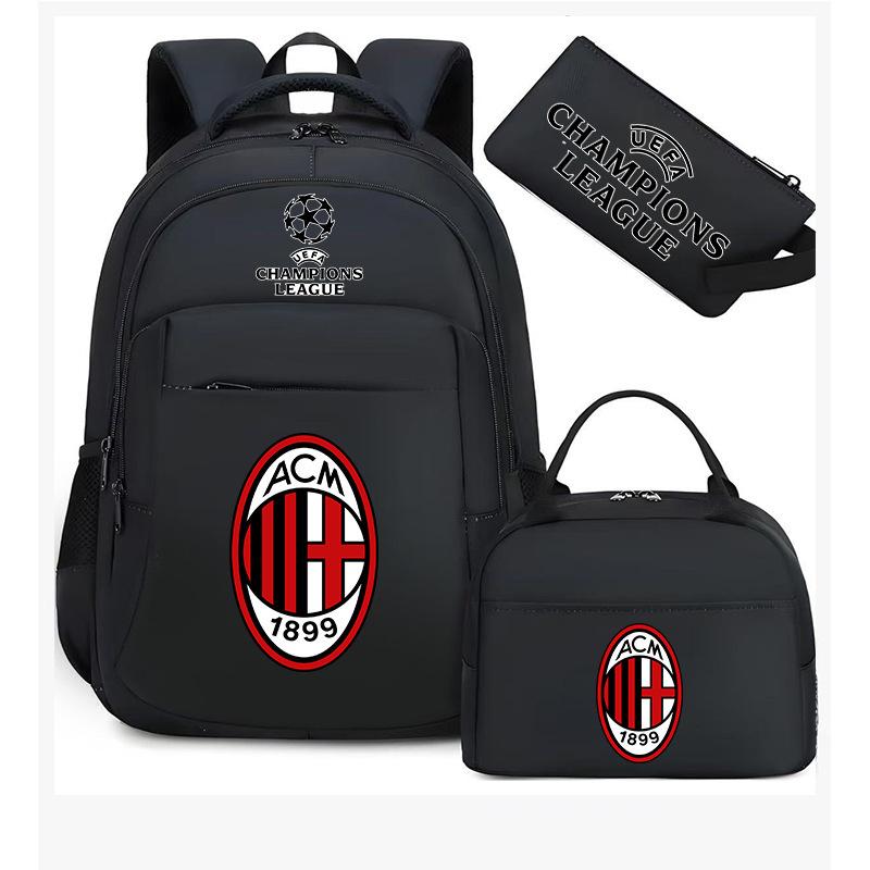 3-teiliges Schulrucksack-Set für Schüler Große Kapazität Oxford-Stoff Schultasche mit Schultergurt und Federmäppchen