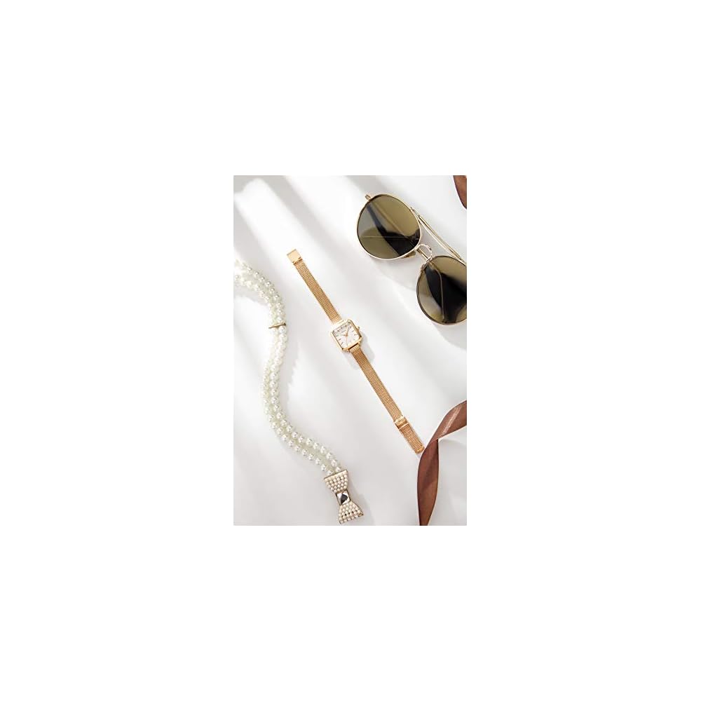KIMIO K6236 Women's Simple Fashion Watch Gold Rose Design Elegant Timepiece