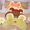 Girl Heart Animal Curved Bear Frog Throw Pillow Plush Toy Fox Doll Home Sofa Pillow Rag Doll