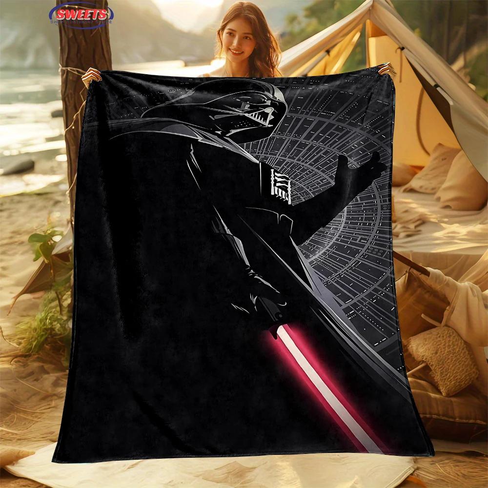 3D Printing Darth Vader Blanket,Warm and Cozy Flannel Blanket,Sofa Bedroom Office Leisure Nap Cover Blanket,Children's Nice Gift