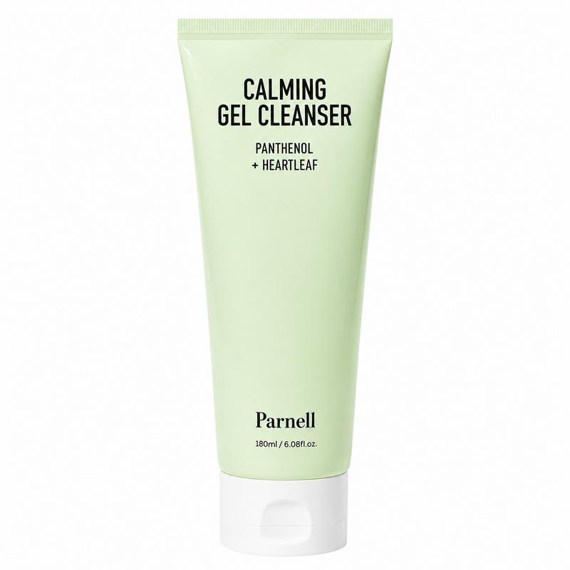 Panthenol Houttuynia Cordata Calming Gel Cleanser, Parnell Panthenol Houttuynia Cordata Calming Gel Cleanser 180ml, 1 pcs