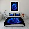 Galaxy Animal Decor Set Soft Comfortable Duvet Cover Bedding Set Included 1*Duvet Cover & 2*Pillowcases, Gift
