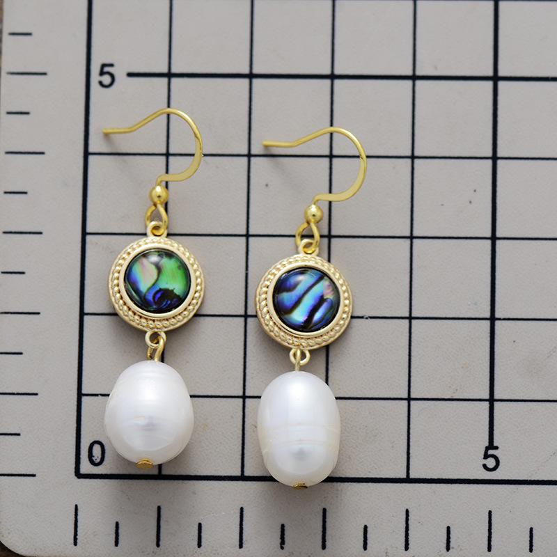 Luxury High-quality E-commerce New Light Luxury Style Pearl Shell Earrings, Earrings, European, American, Japanese and Korean Earrings, Jewelry