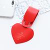 Simple Heart Shape Leather Luggage Tag Women Travel Suitcase ID Address Holder Girls Baggage Tags Boarding Bag Portable Label