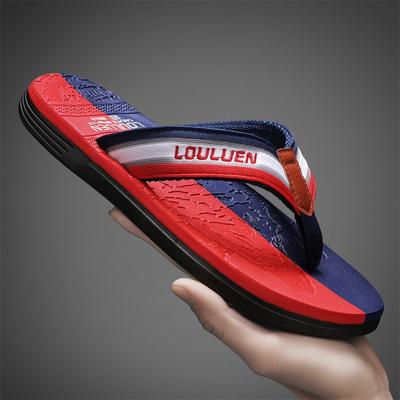 Hochwertige Strand-Flip-Flops Sommer Herren Outdoor Freizeit Sandalen Mode Herren Flip-Flops Atmungsaktive Rutschfeste Strand-Slipper Herren