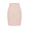 Elegant PU Leather Hip-Hugging Skirt: Retro, Slimming, Built-In Padding, Slit Midi Design for Women - Autumn/Winter