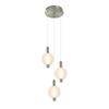 Lampa Wisząca Lenti Led Czarny  Alu Italux Pnd-83631-3-Sc-Wh